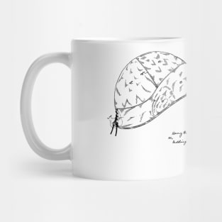 Water polo cap vintage patent drawing Mug